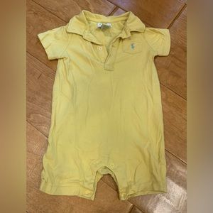 Ralph Lauren Onesie 9mos Short Sleeved Polo Soft Cotton